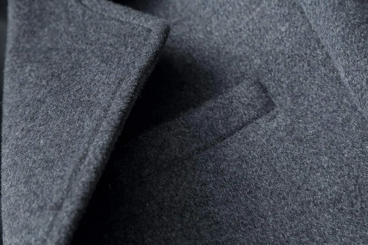 ebossy Men's Wool Blend Full Length Overcoat Single Breasted Long Coat with Flap Pocket