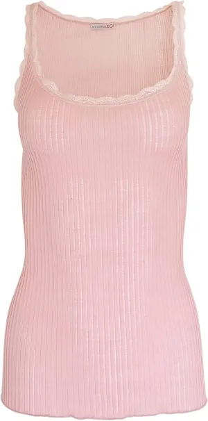 EGI  Exclusive Collections Women's Merino Wool Blend Lace-Trimmed Camisole. Proudly Made in Italy.