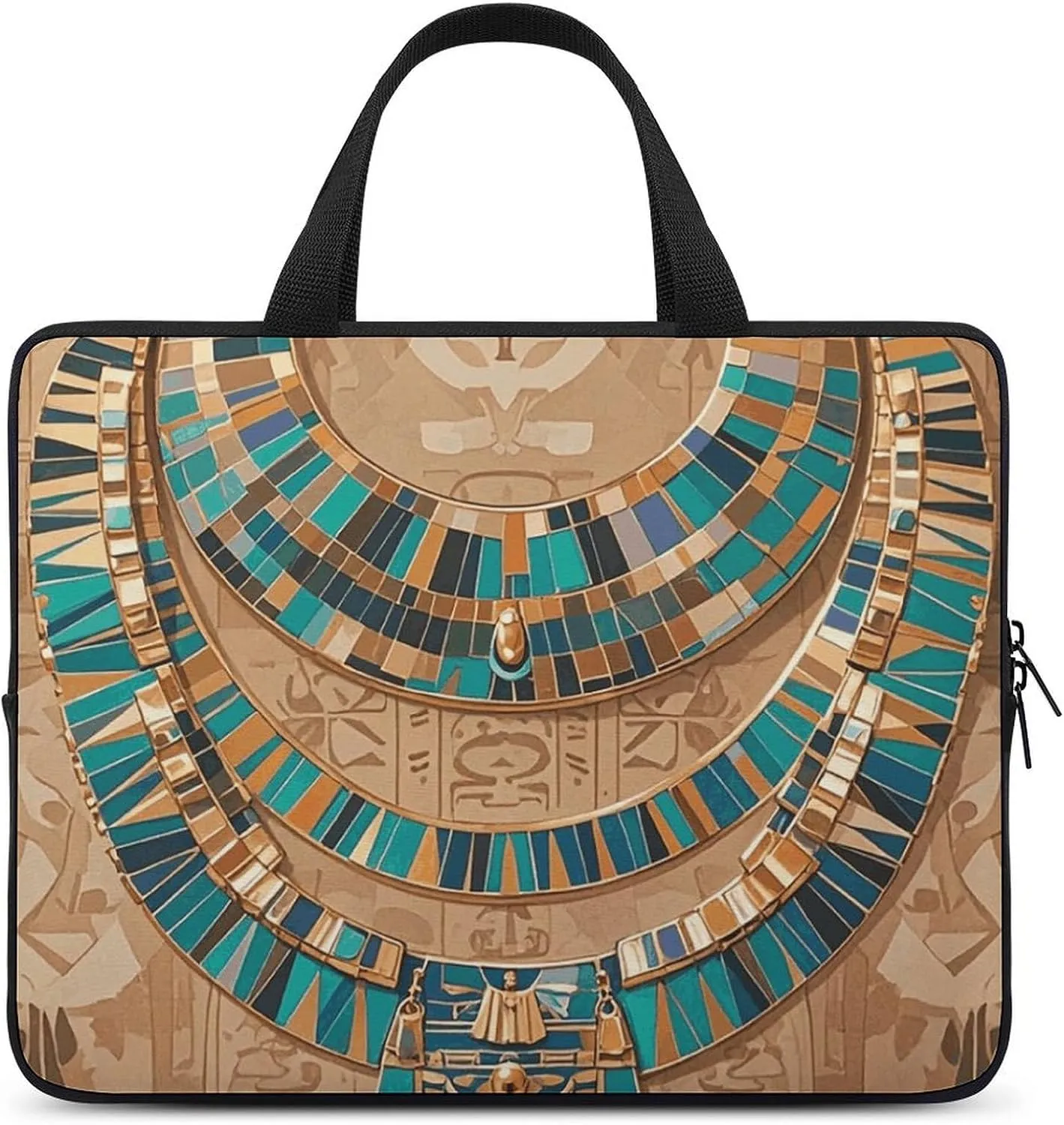 Egyptian Necklace Laptop Bag Durable Laptop Sleeve Water-Resistant Notebook Bag for Computer Or Tablet