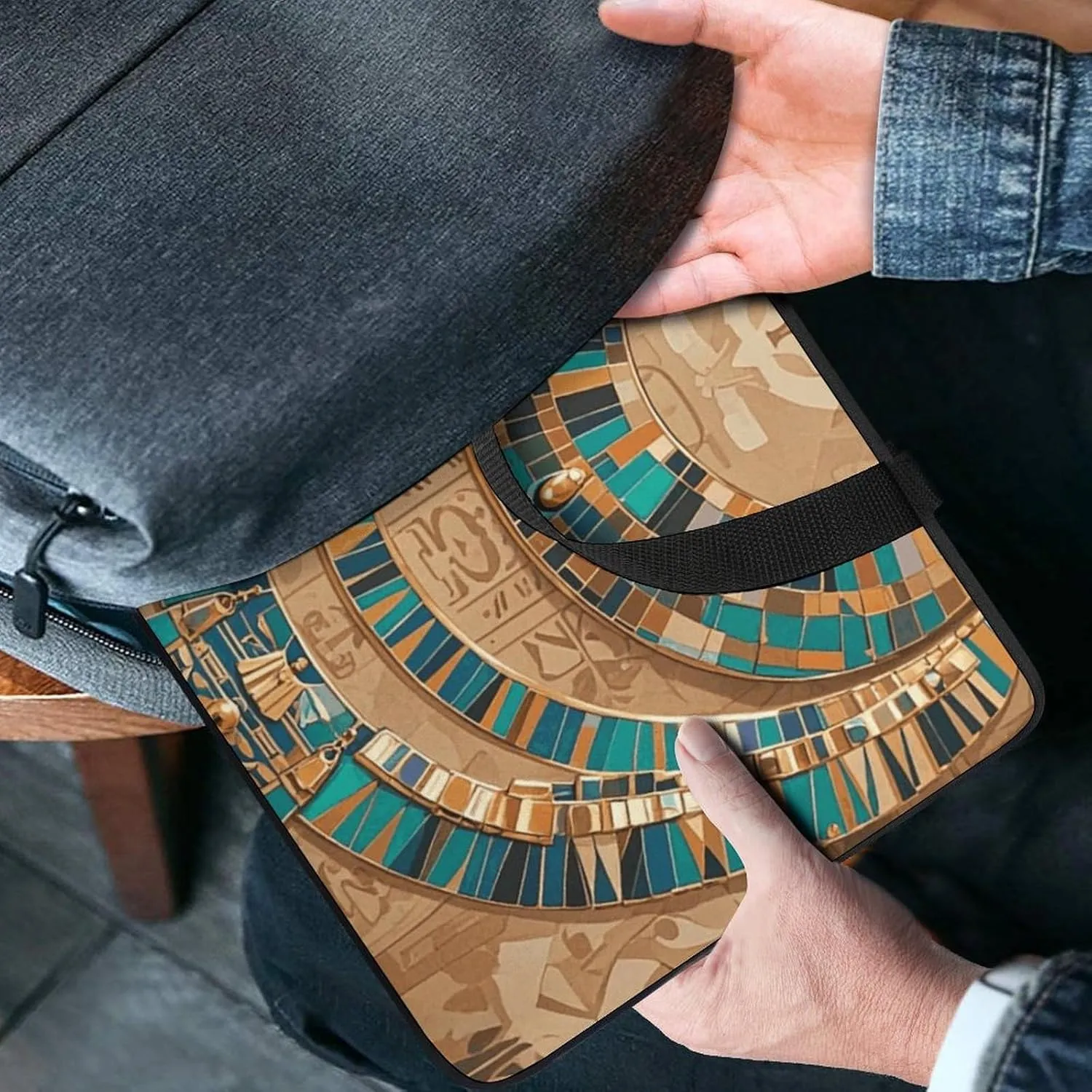 Egyptian Necklace Laptop Bag Durable Laptop Sleeve Water-Resistant Notebook Bag for Computer Or Tablet