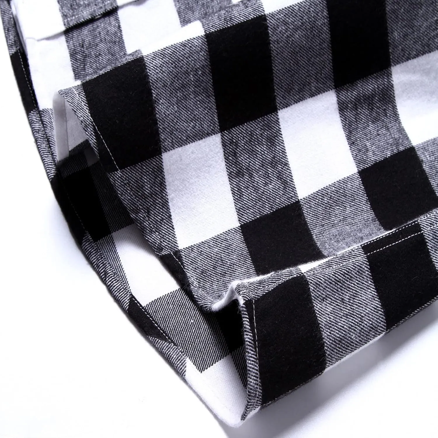 Flannel Shirt for Men 2024 Fashion Long Sleeve Plaid Button Down Shirt Jacket Casual Lightweight Fall Outwear Coats