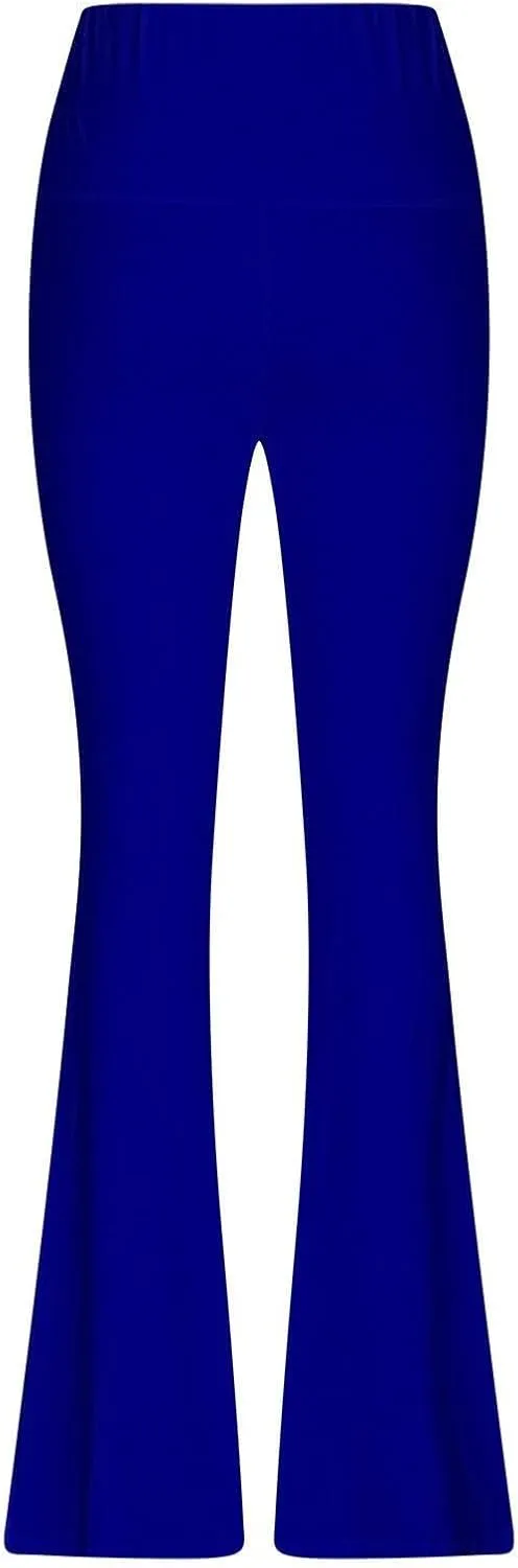 Flared Yoga Pants Women Flare Sweatpants Elastic High Waisted Bootcut Bell Bottoms Stretch Slim Fit Leggings