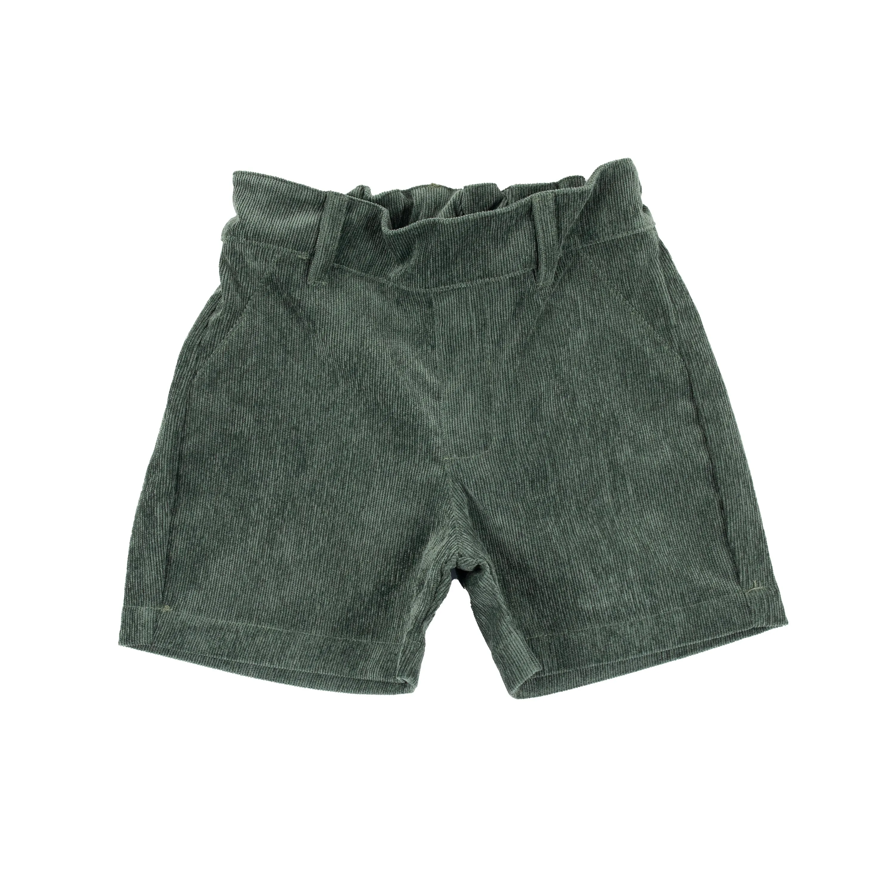 Forest Green Corduroy Shorts