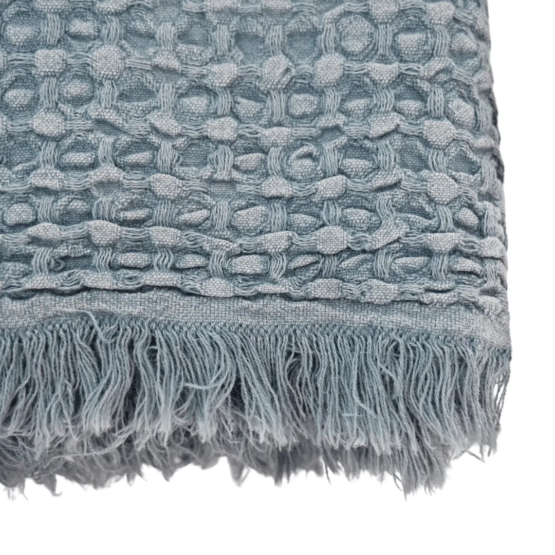 Fouta Waffle | Blue 80x180cm