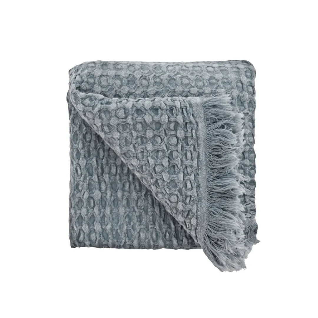 Fouta Waffle | Blue 80x180cm