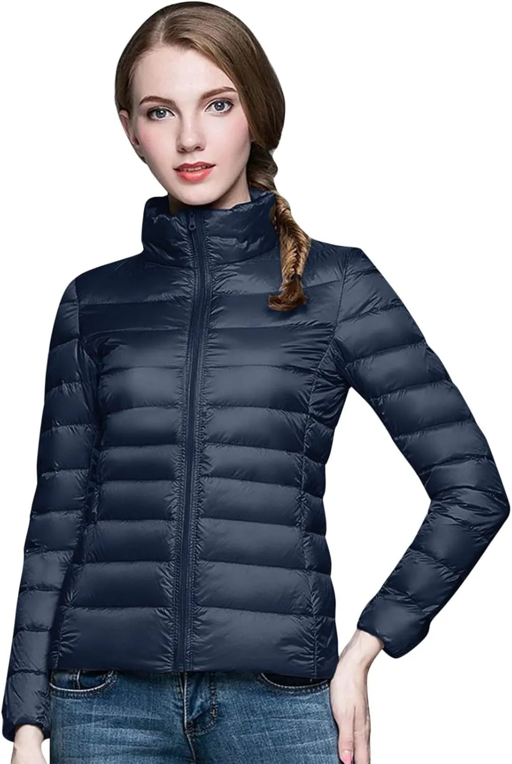 Full Length Down Coats For Women Women'S Quilted Lightweight Jackets Long Puffer Jacket Womens Womens Trench Coat