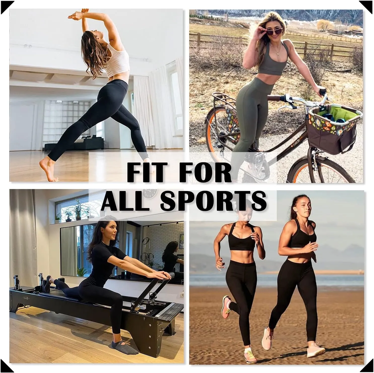 FULLSOFT Soft Leggings for Women - High Waisted Tummy Control No See Through Workout Yoga Pants