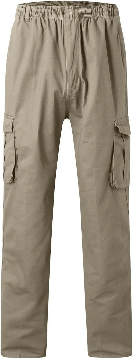 FZVYD Black Pants Men's Relaxed Fit Causal Work Streetwear Baggy Joggers Drawstring Sweatpants with Pockets 2023