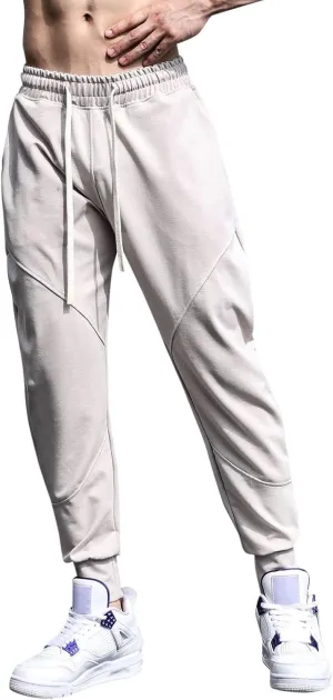 FZVYD Navy Pants Men Mens Joggers Cargo Pants Fashion Casual Sweatpants Work Pants Drawstring Loose Trousers with Pockets