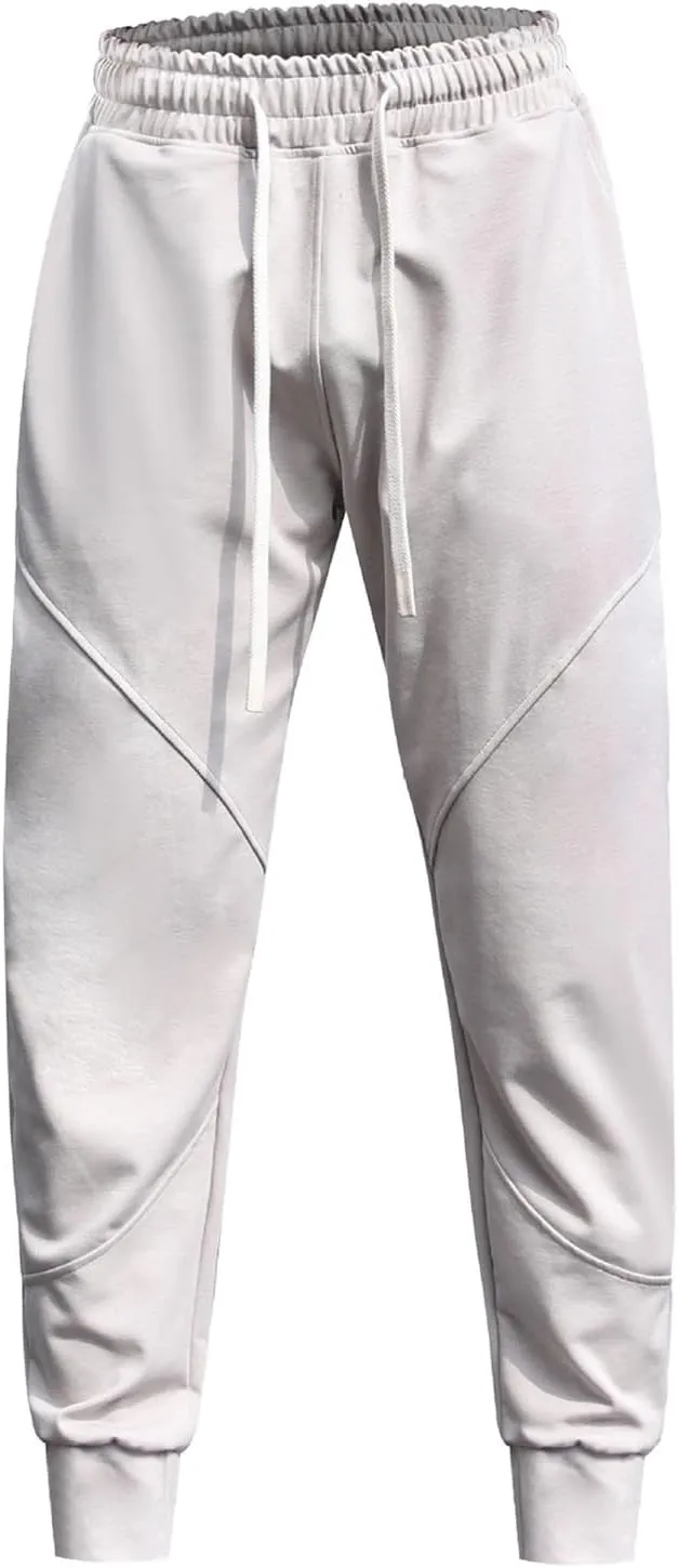FZVYD Navy Pants Men Mens Joggers Cargo Pants Fashion Casual Sweatpants Work Pants Drawstring Loose Trousers with Pockets