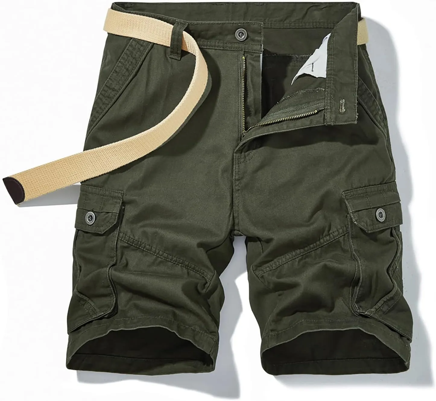 FZVYD Orange Pants Men Mens Casual Elastic Drawstring Cargo Pants Lightweight Relaxed Fit Cotton Workout Sweatpants 2023