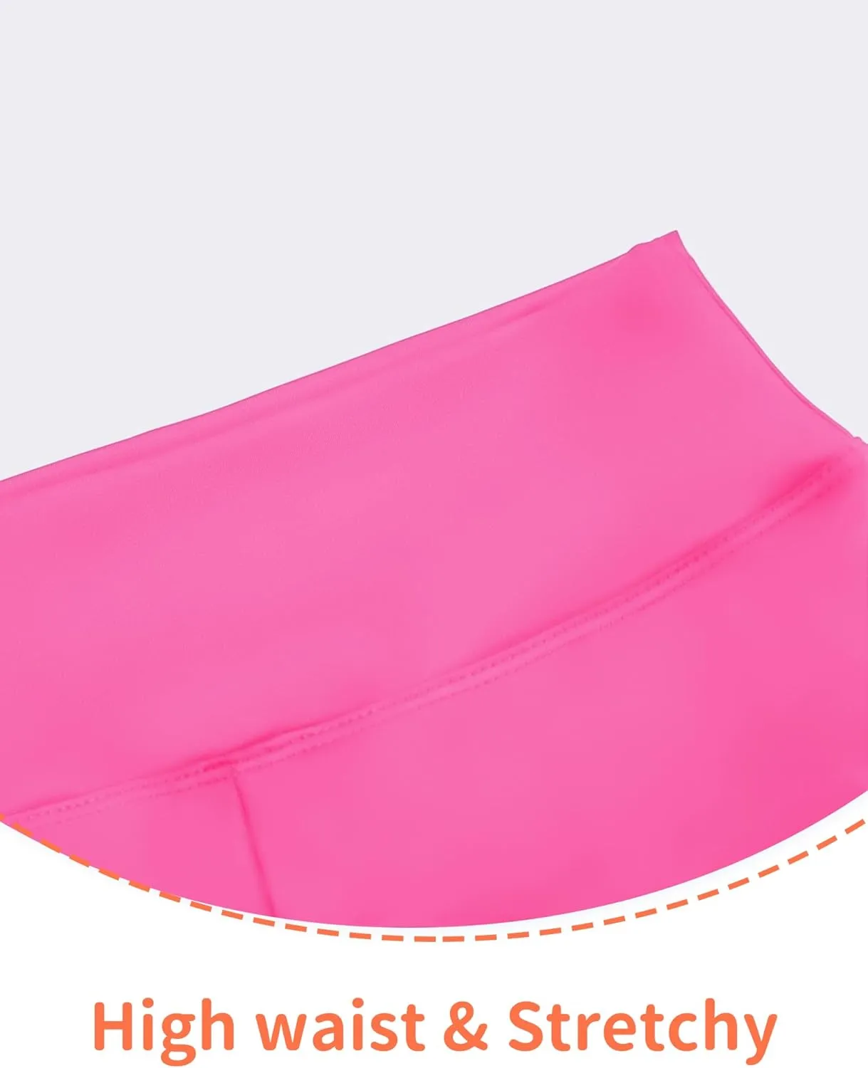 Girls Ice Skating Pants Black High Waist Leggings Soft Seamless Warm Bell Bottoms for Kids Teens Competition