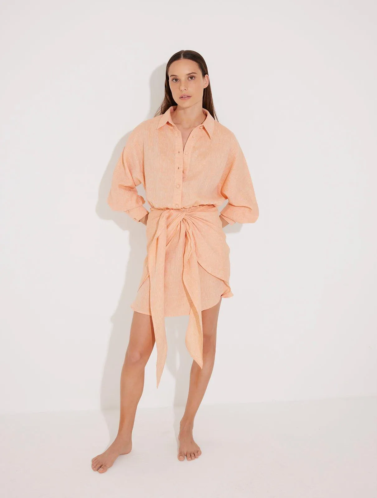 Guadalupe Orange Dress