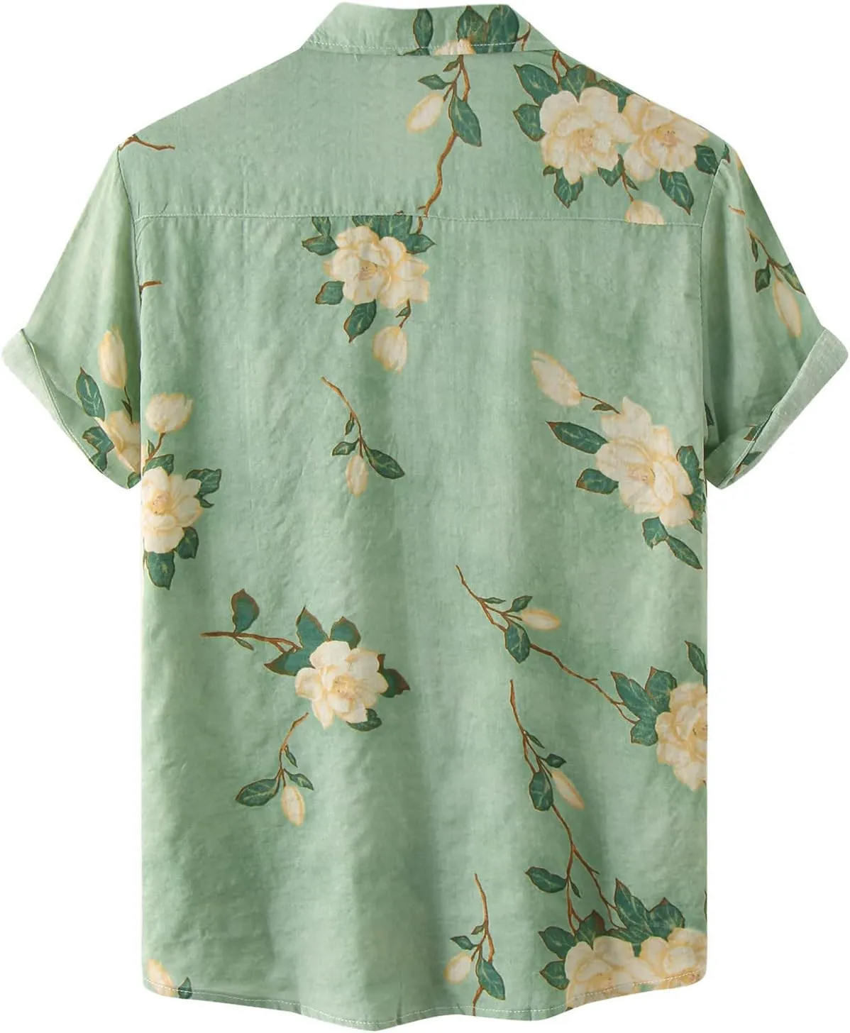 Hawaiian Shirt for Men 1950s Retro Short Sleeve Button Down Shirts Hawaiian Shirt for Men Summer Beach