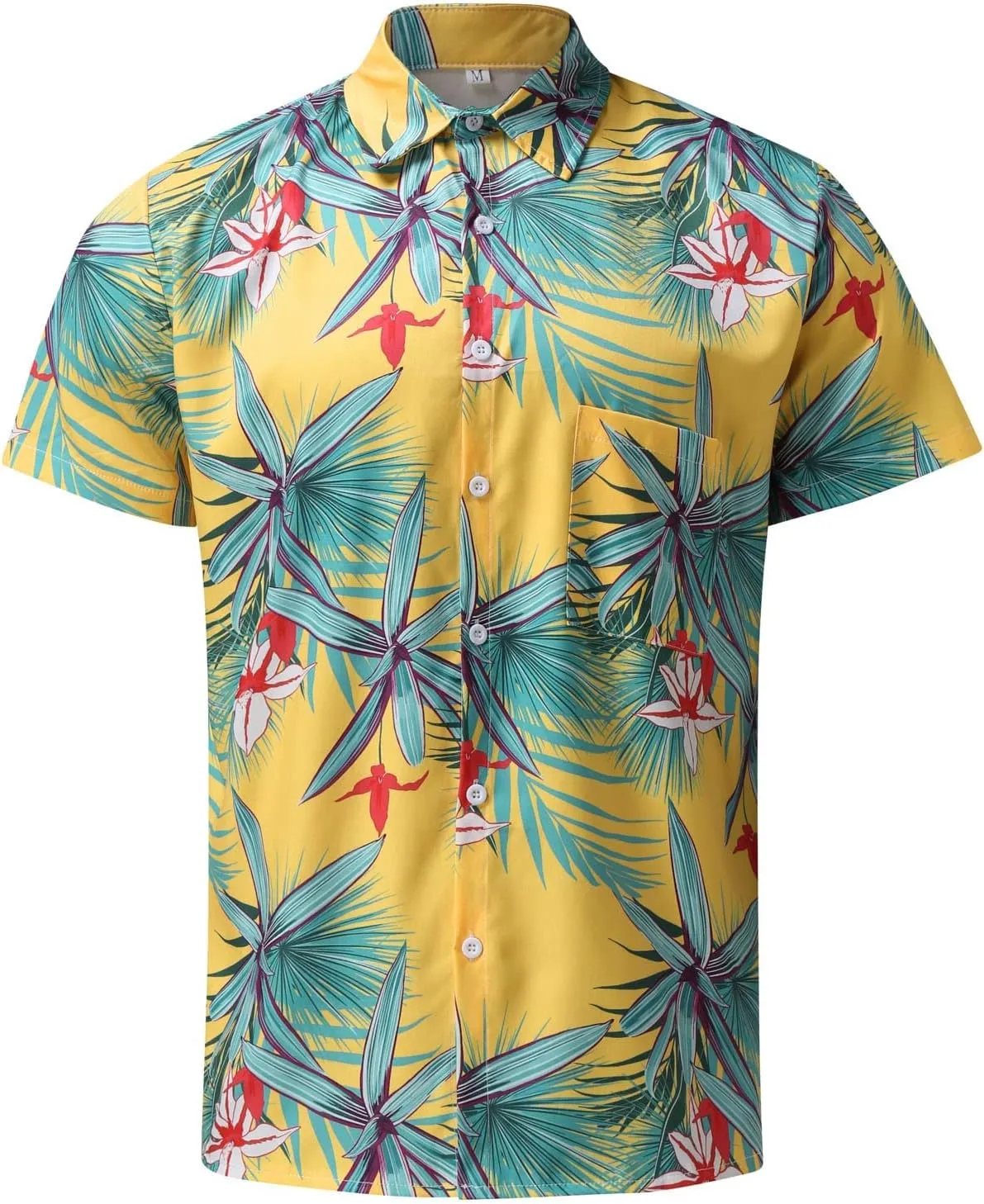 Hawaiian Shirt for Men Beach Tops Mens Shirts 2023 Casual Summer Short Sleeve Button Down Dress Shirts