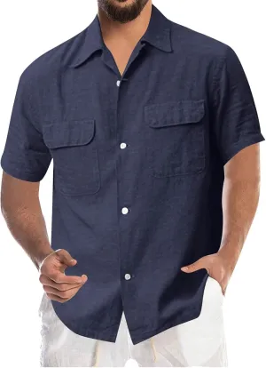 Hawaiian Shirt for Men Button Down Beach Tropical Shirts for Men Short Sleeve Carnival Summer Aloha Men Regular Men's