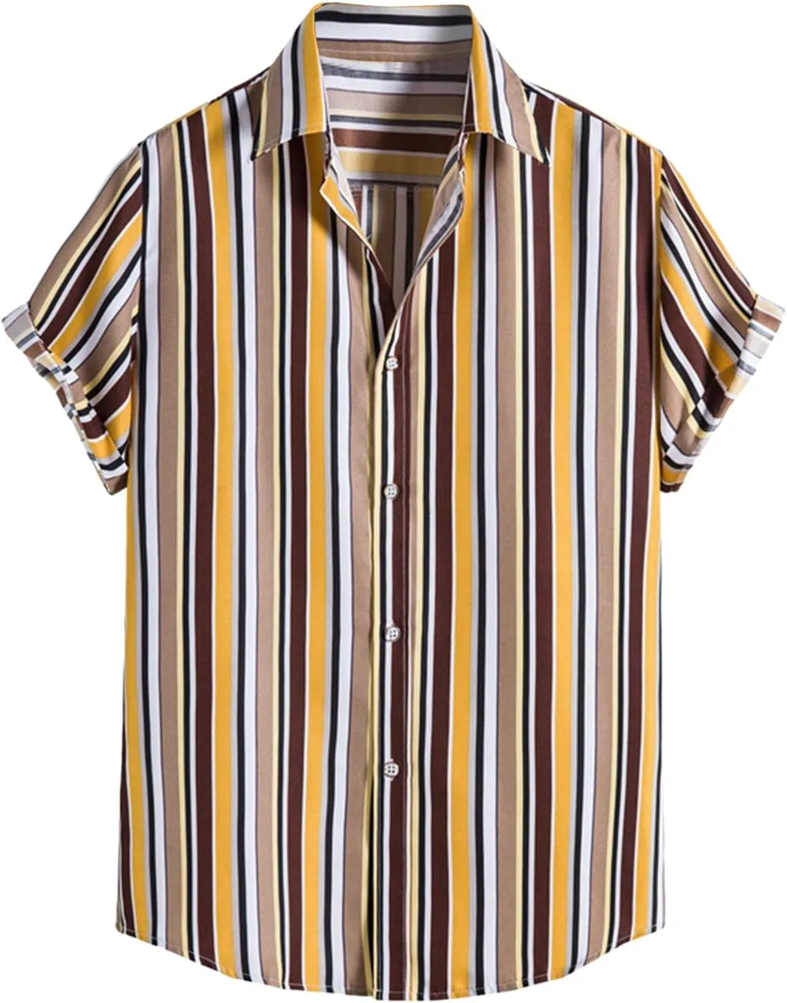 Hawaiian Shirt for Men Button Down Beach Tropical Shirts Regular Fit Funny Hawaiian Shirts Short Sleeve Print Shirts
