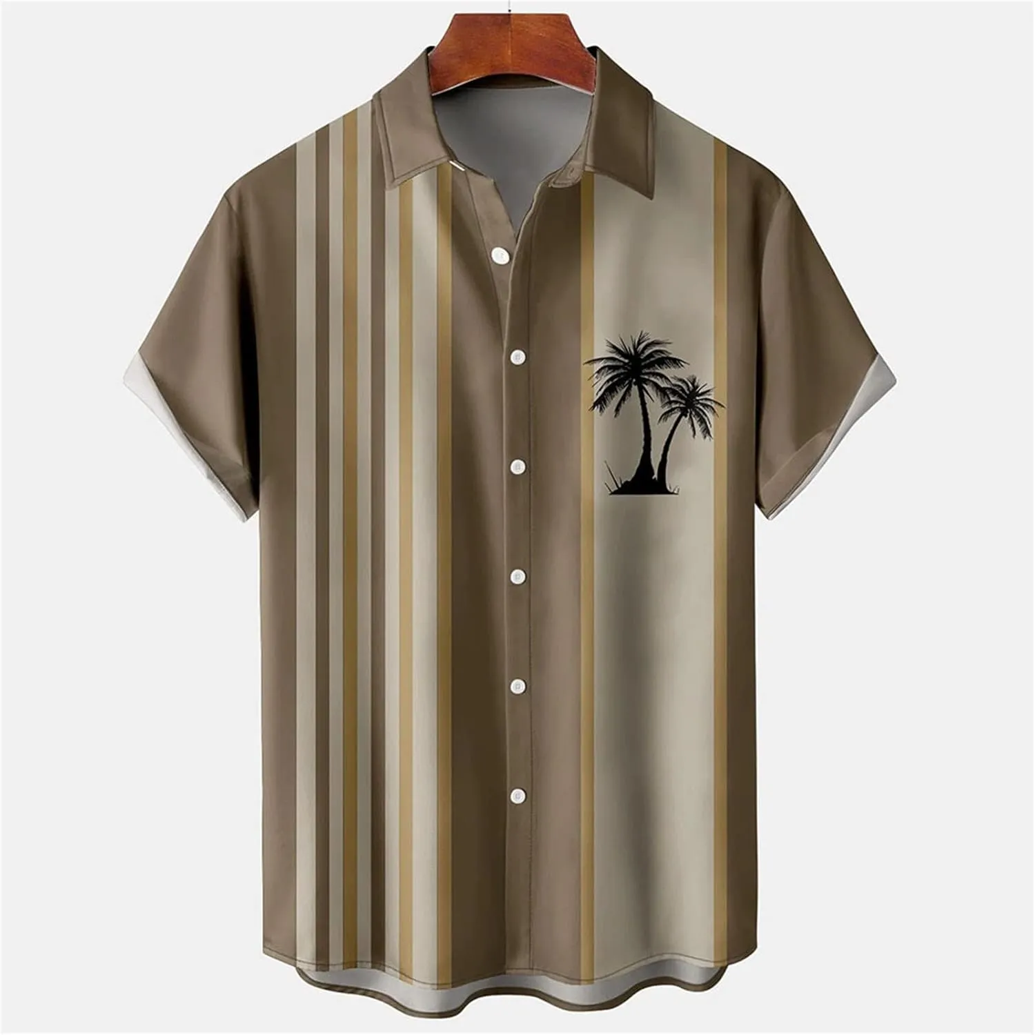 Hawaiian Shirt for Men, Button Down Shirt Lightweight Summer Beach Clothing for Men Shirts for Men Summer New Short