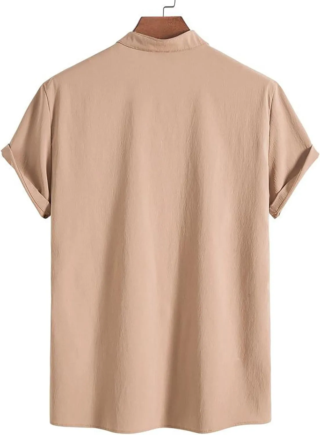 Hawaiian Shirt for Men Mens Button Down Casual Soft Cotton Linen Shirts Big and Tall Short Sleeve Tops