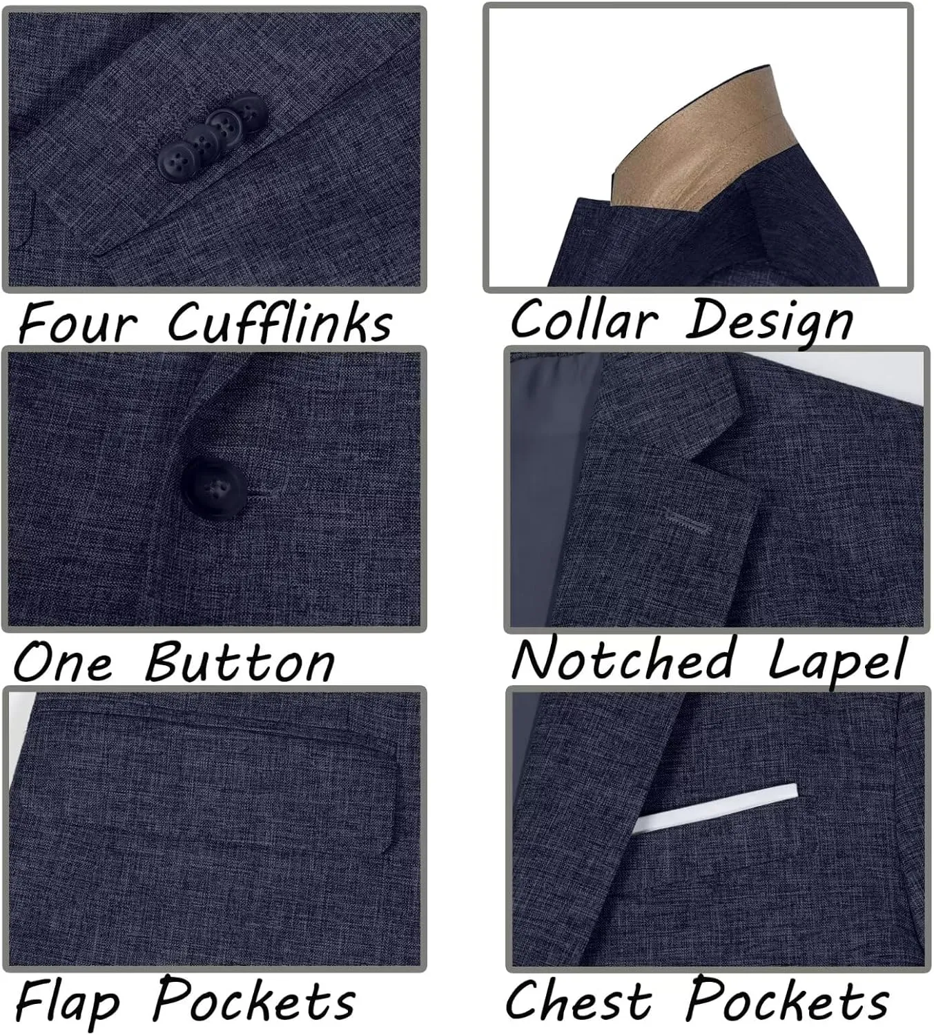 High-End Suits Men's Lightweight Casual Suits Set 2 Piece One Button Blazer Jacket Pants for Wedding Business Prom Homecoming