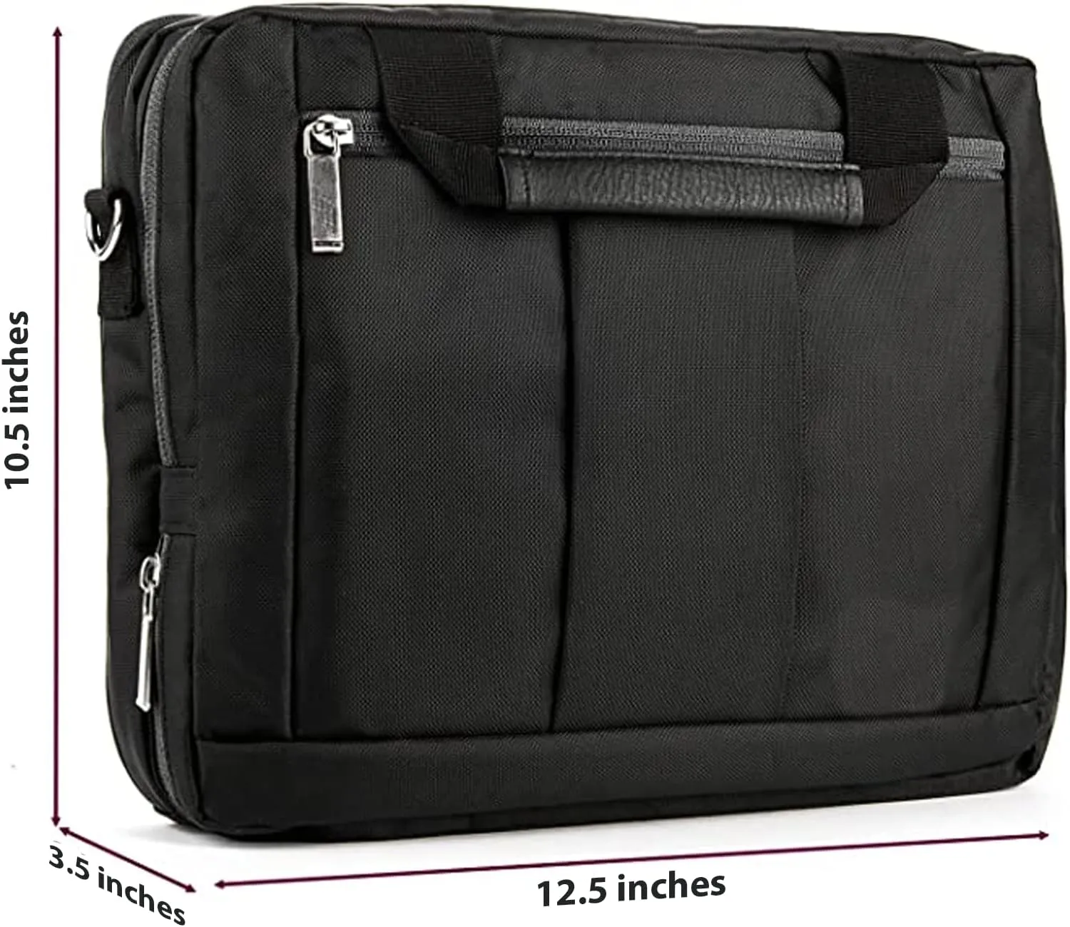 Hybrid Professional Backpack Messenger Water Resistant Laptop Business Briefcase Compatible with 12 inch MacBook, Laptop