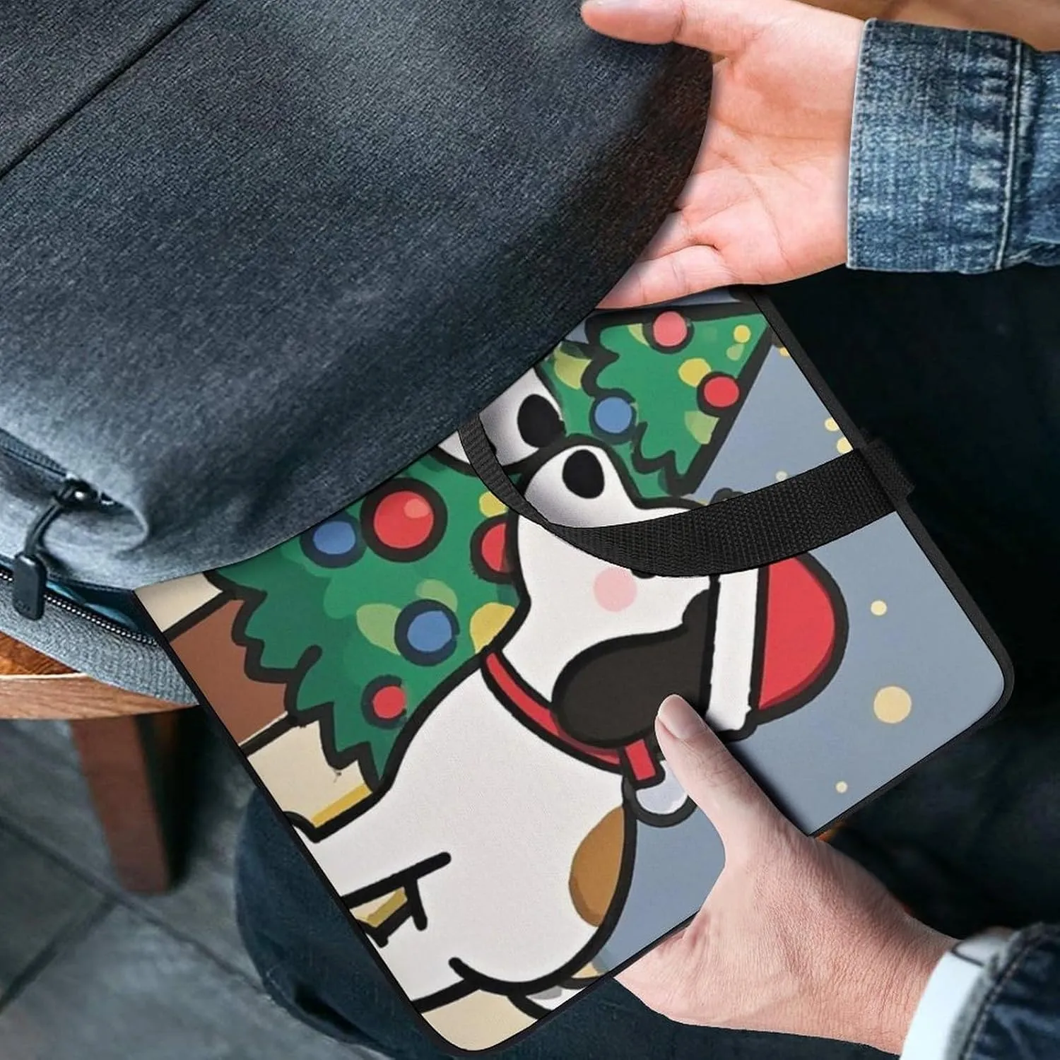 Intimate Puppy Laptop Bag Durable Laptop Sleeve Water-Resistant Notebook Bag for Computer Or Tablet