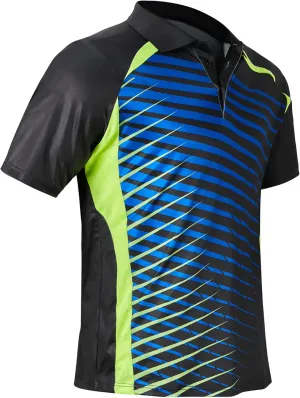 JACKETOWN Mens Golf Polo Shirts Short Sleeve Shirts Printed Casual Clearance