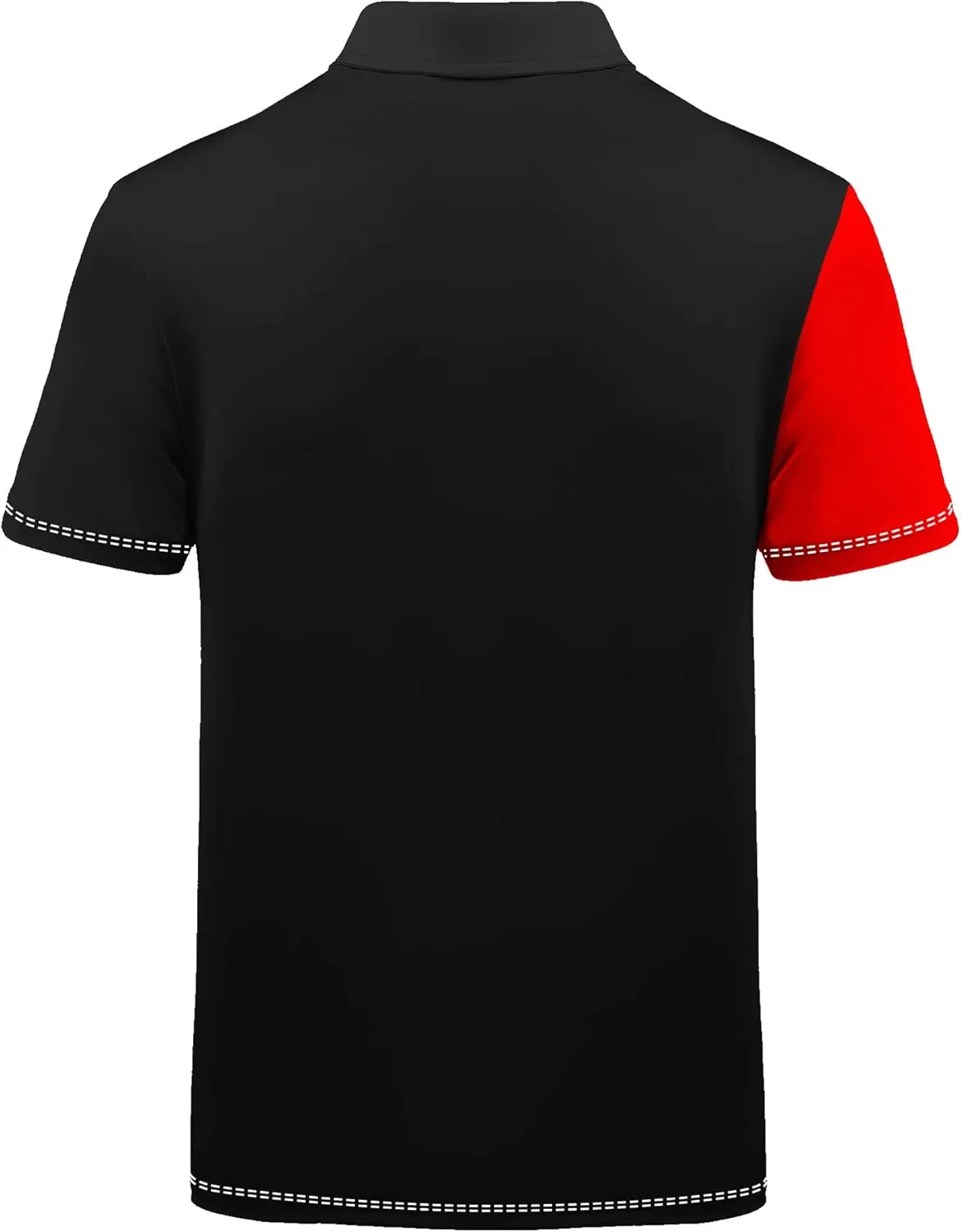 JACKETOWN Mens Golf Polo Shirts Short Sleeve Shirts Printed Casual Clearance