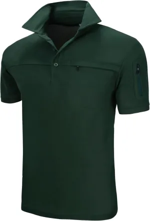 JACKETOWN Mens Golf Polo Shirts Short Sleeve Shirts Printed Casual Clearance