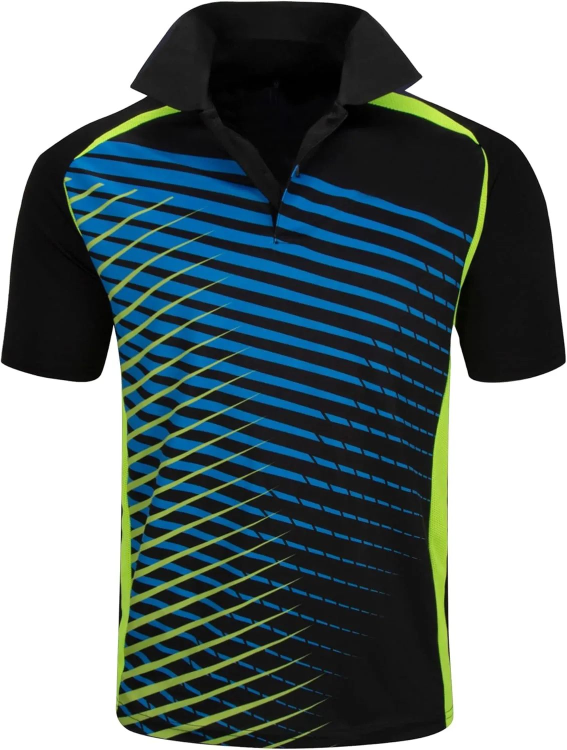 JACKETOWN Mens Golf Polo Shirts Short Sleeve Shirts Printed Casual Clearance