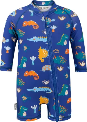 JAN & JUL Long Sleeve 1-pc UV Jumpsuit Rash Guard (Baby, Toddler)