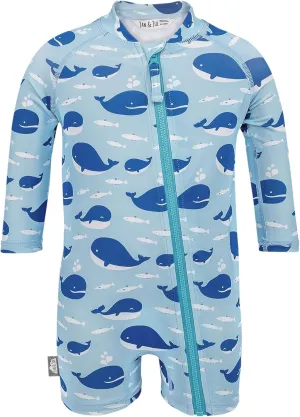 JAN & JUL Long Sleeve 1-pc UV Jumpsuit Rash Guard (Baby, Toddler)