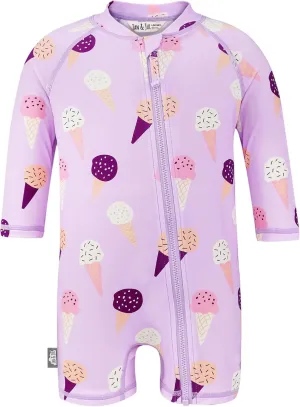JAN & JUL Long Sleeve 1-pc UV Jumpsuit Rash Guard (Baby, Toddler)