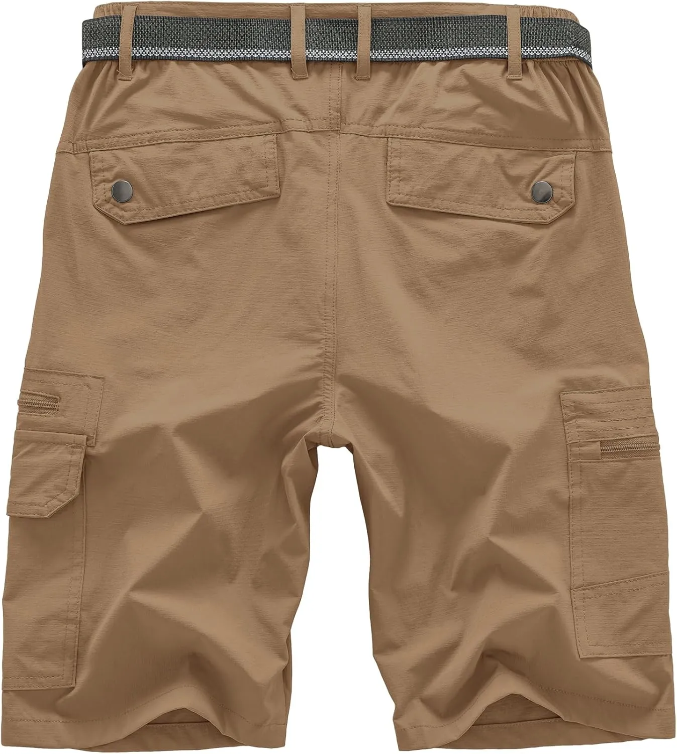 Jessie Kidden Mens Outdoor Casual Expandable Waist Lightweight Water Resistant Quick Dry Fishing Hiking Shorts