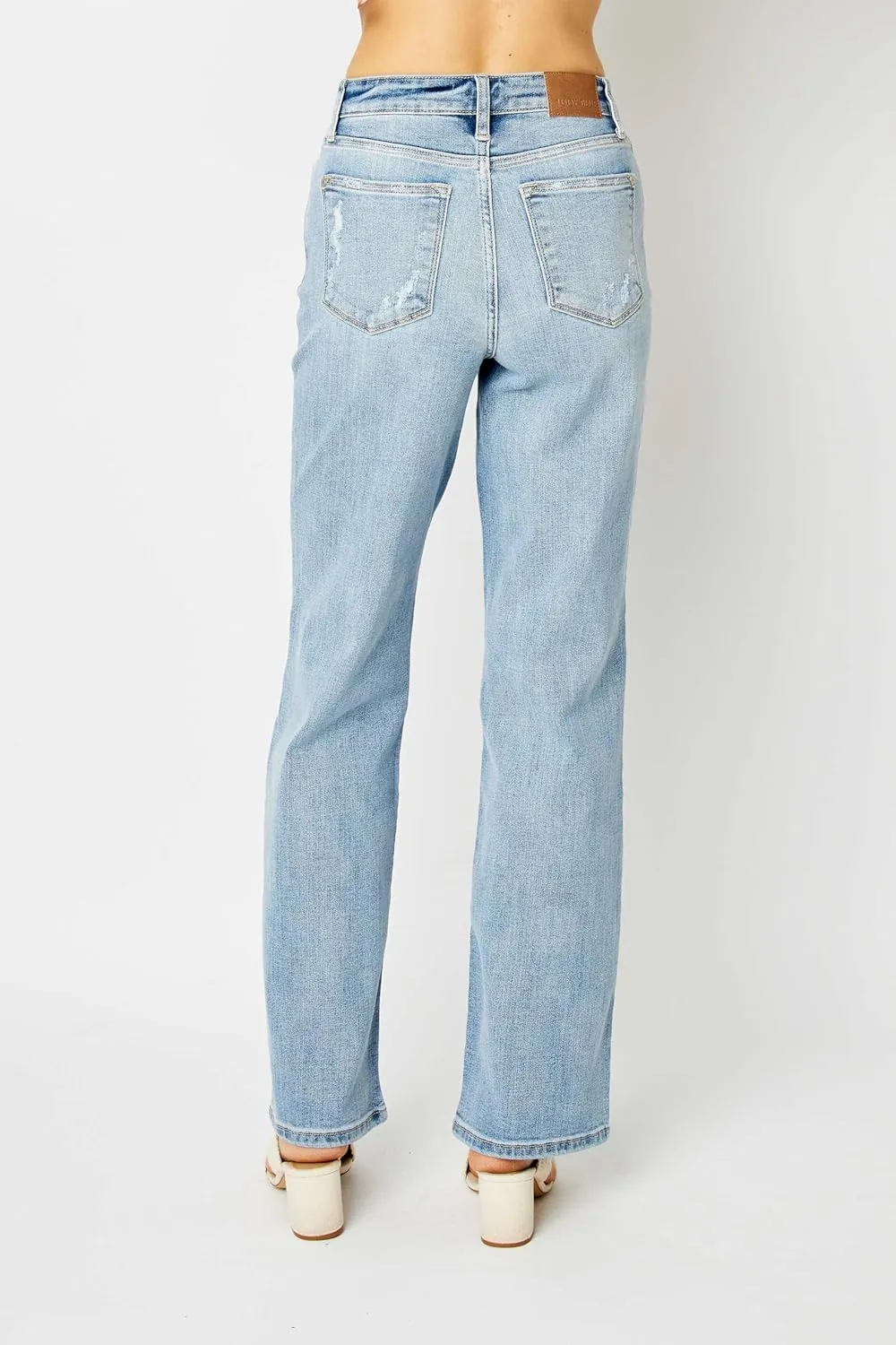Judy Blue Women's High Waisted Straight Leg Jeans