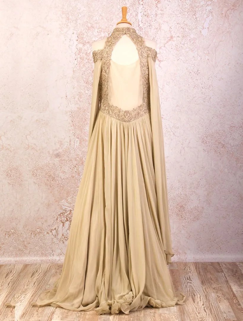 K8/1007 Net/Georgette Emb Dress