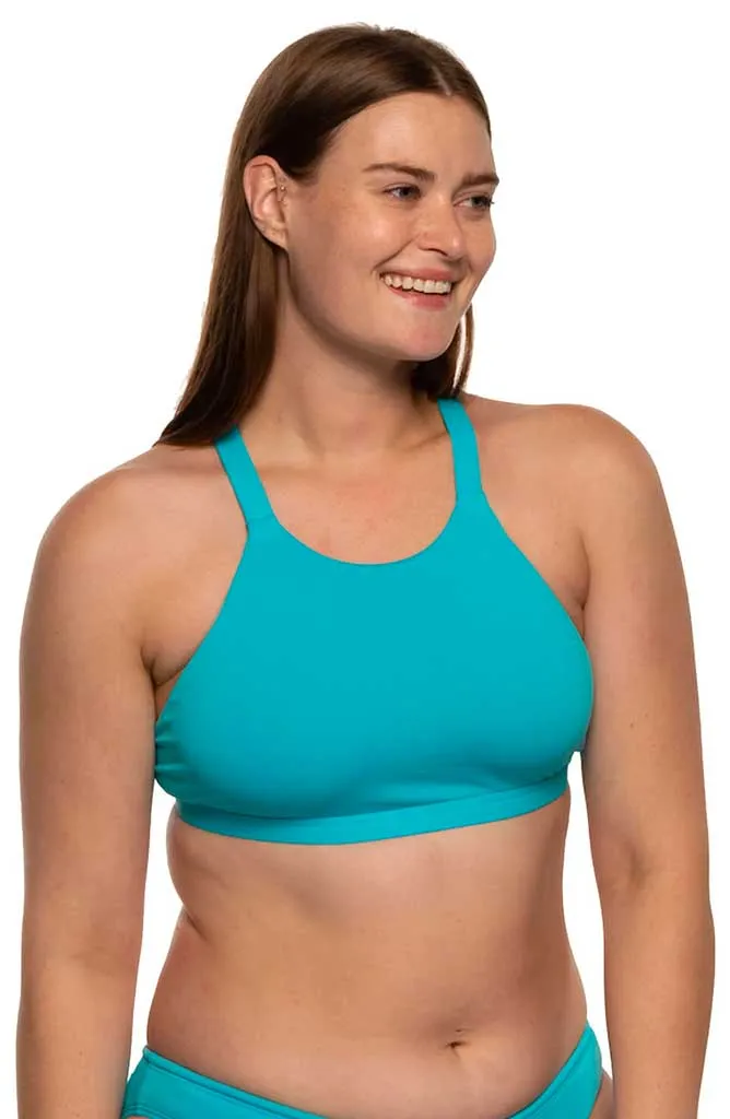 Kaylee Fixed-Back Top - Hawaii Blue
