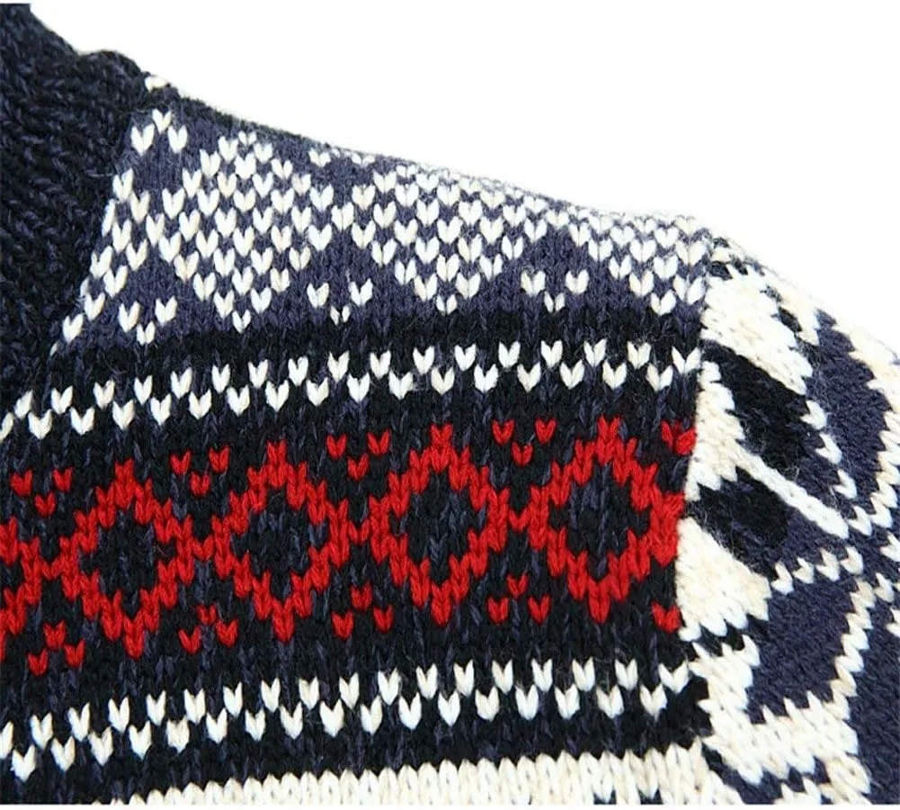 Kedera Fashion Winter Cotton Knitted Cardigan Men's Casual Thick Warm Sweater