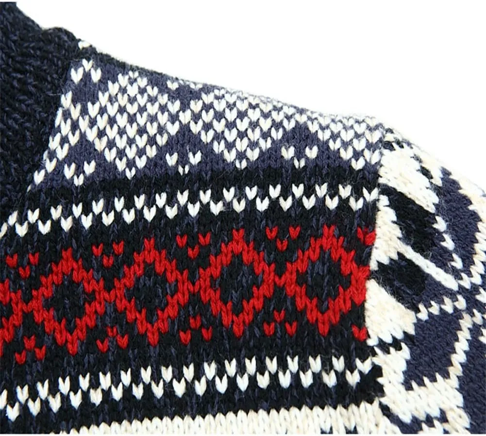 Kedera Fashion Winter Cotton Knitted Cardigan Men's Casual Thick Warm Sweater