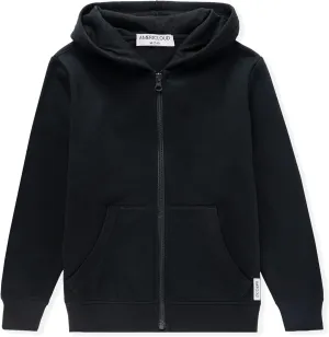 Kids Soft Brushed Fleece Zip Up Hoodie Casual Sport Hooded Sweatshirt with Pockets for Boys or Girls 3-12 Years