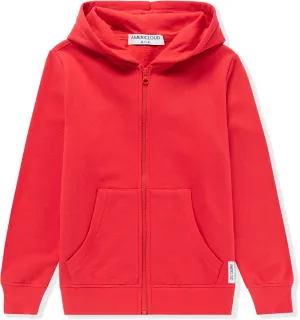 Kids Soft Brushed Fleece Zip Up Hoodie Casual Sport Hooded Sweatshirt with Pockets for Boys or Girls 3-12 Years