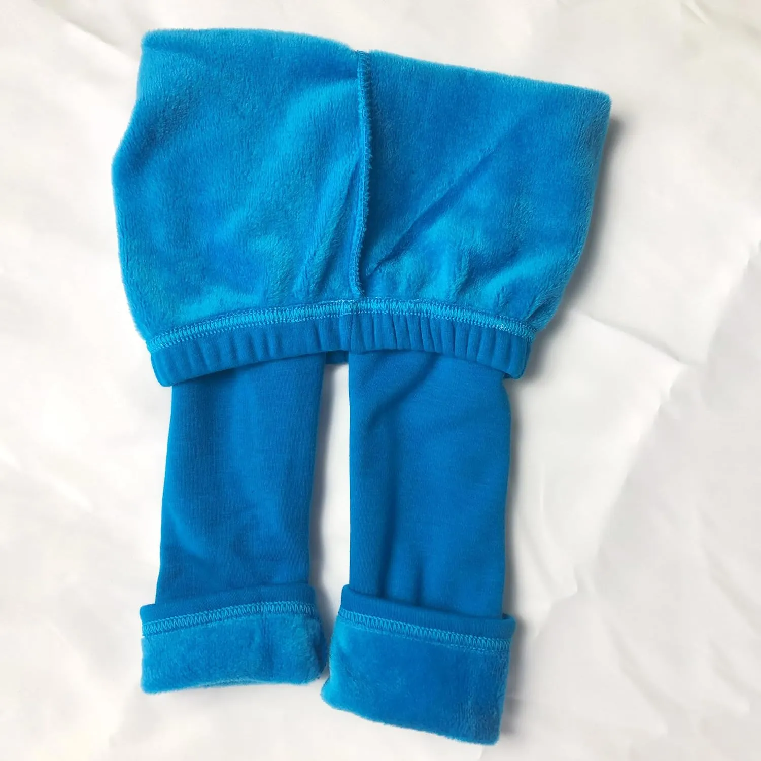 Kiench Girls Winter Leggings Fleece Lined Kids Warm Cotton Pants Pack of 2