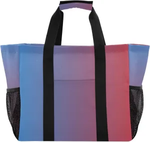 KLL Beach Bag with Handles Foldable Water Resistant Reusable Grocery Shopping Bags