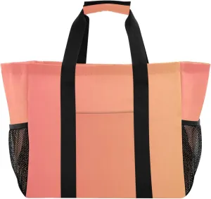 KLL Beach Bag with Handles Foldable Water Resistant Reusable Grocery Shopping Bags