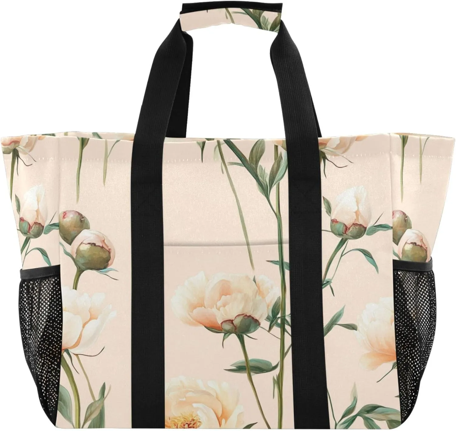 KLL Utility Tote Bags For Women Canvas Foldable Water Resistant Car Tote Bag