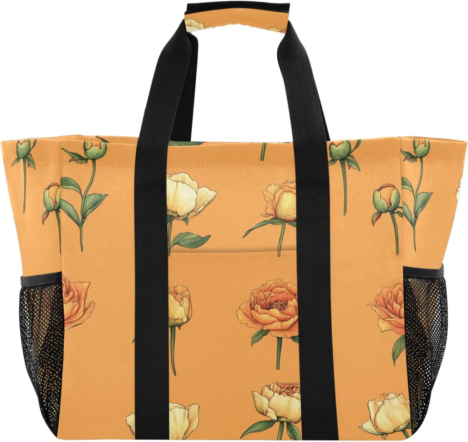 KLL Utility Tote Bags For Women Canvas Foldable Water Resistant Car Tote Bag