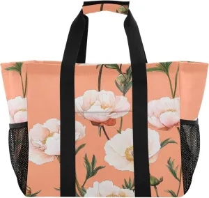 KLL Utility Tote Bags For Women Canvas Foldable Water Resistant Car Tote Bag