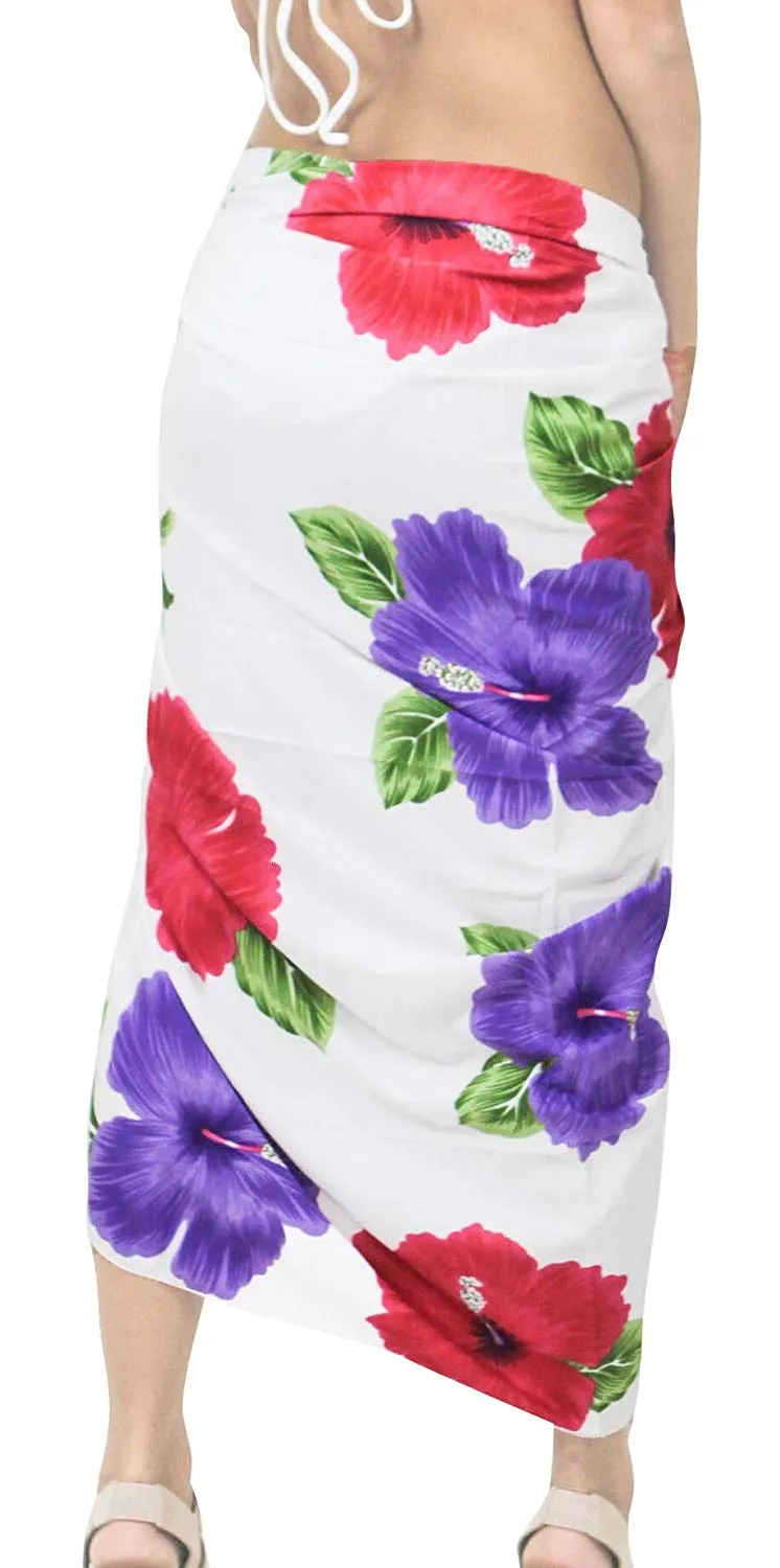 LA LEELA Women Beachwear Bikini Wrap Cover up Swimwear Bathing Suit 1 ONE Size