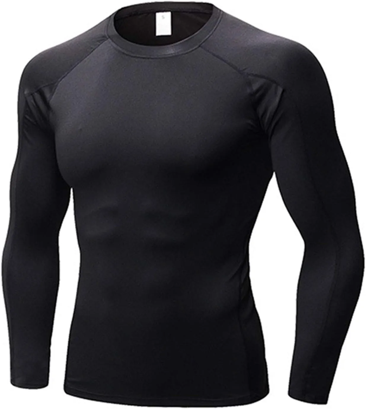 LANBAOSI Mens Workout Compression Set Pants and Long Sleeve Shirts Winter Warm Thermal Baselayer Top & Bottom
