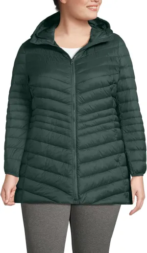 Lands' End Women's Ultralight Packable Down Jacket